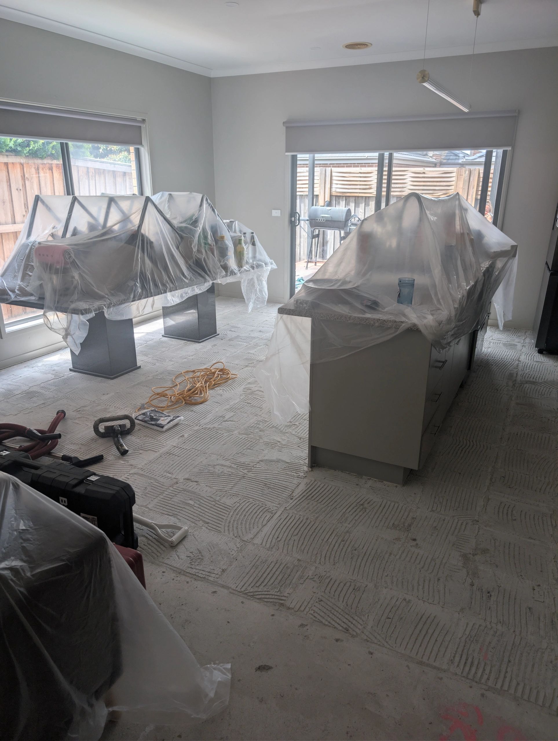 Home interior under renovation