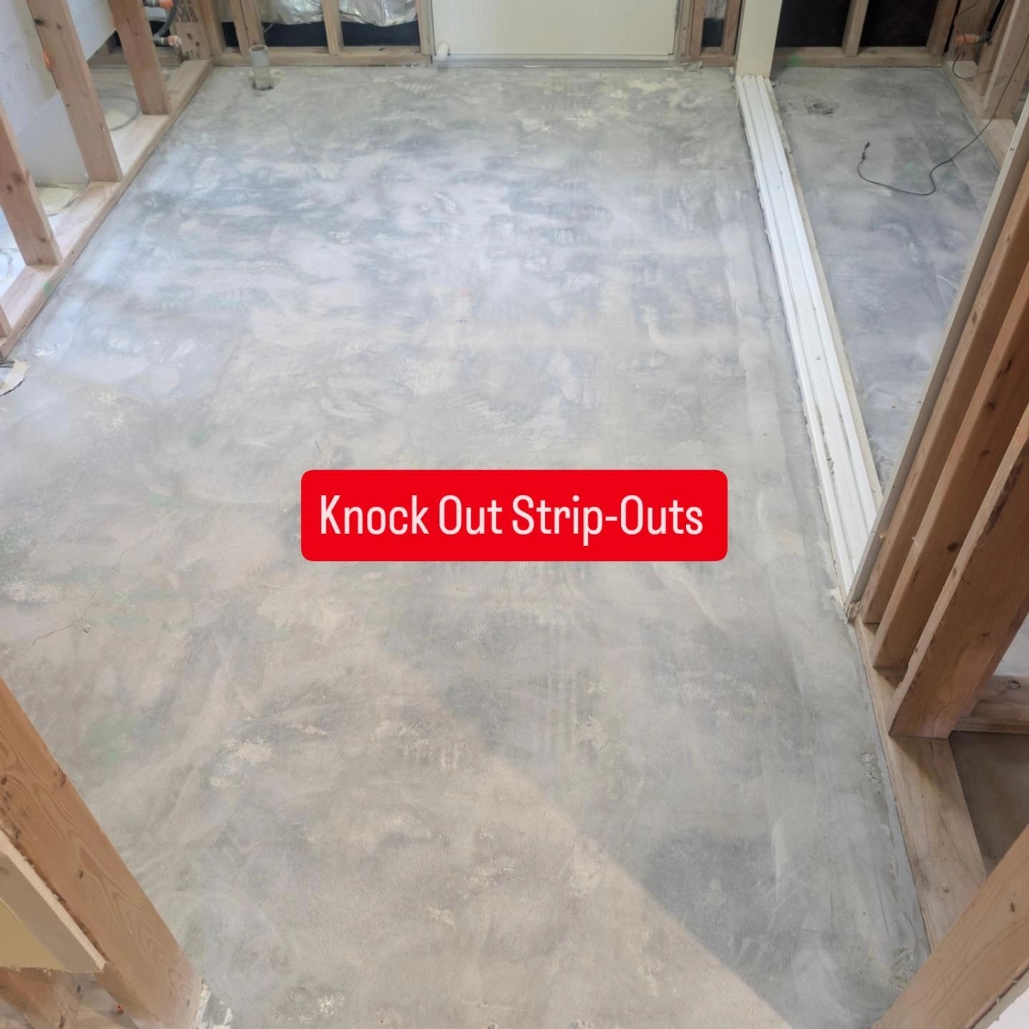 Concrete floor under construction