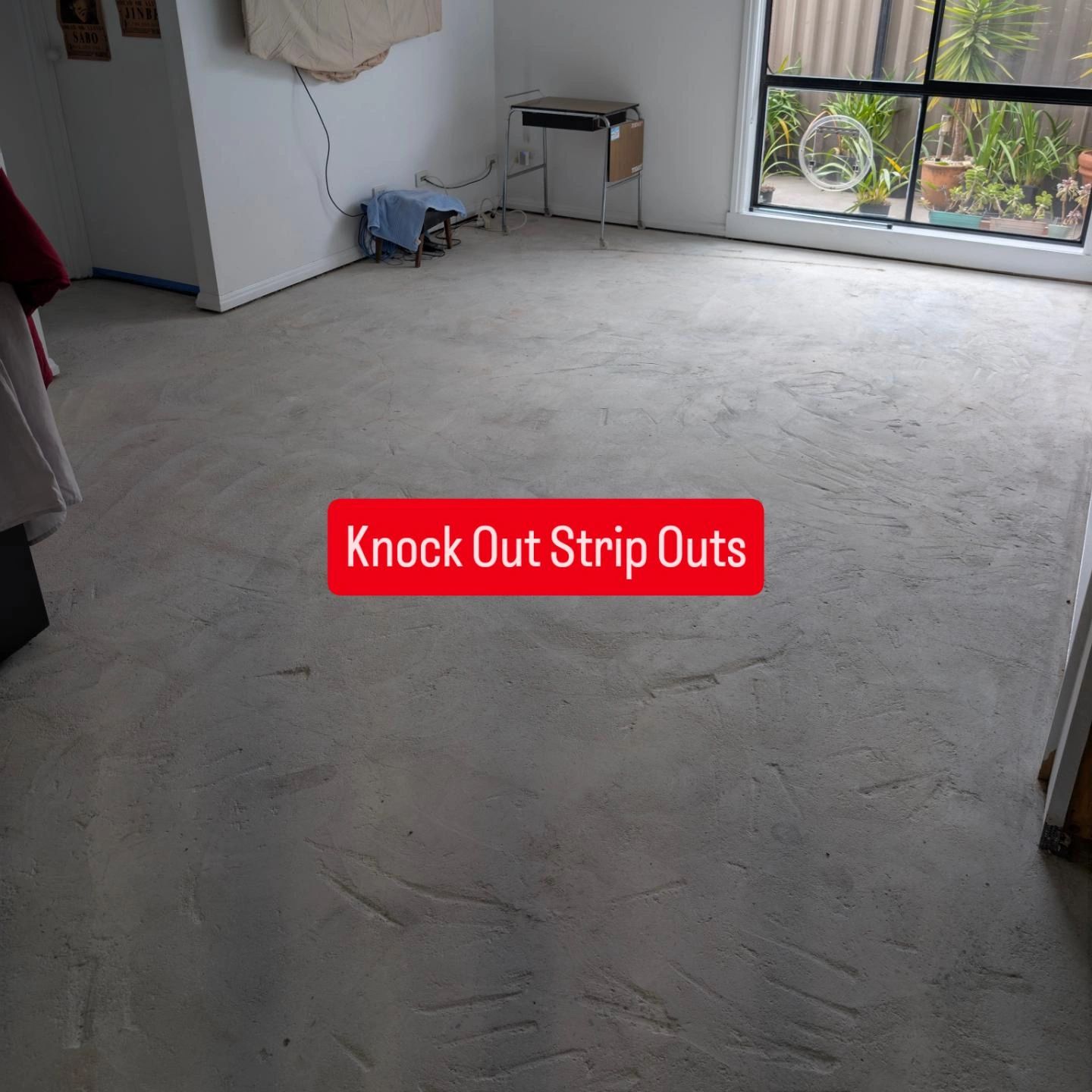 Empty room after strip-out