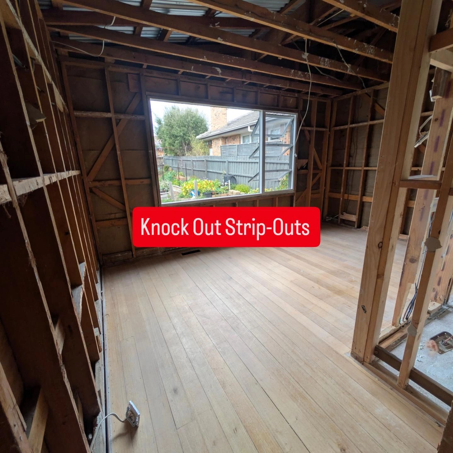 Residential renovation with exposed framing